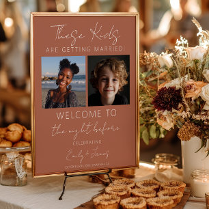 Affiche Dîner de répétition de mariage pour ces enfants