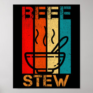 Affiche Dîner en famille de l'aile de boeuf Stew Thnaksgiv