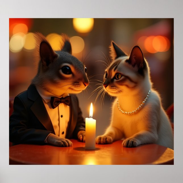 Affiche Dîner romantique (Devant)