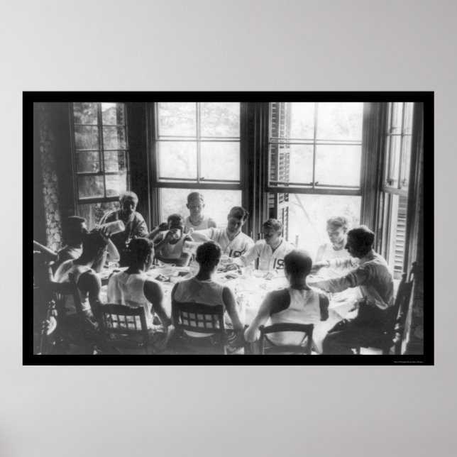 Affiche Dîner Syracuse 1908 (Devant)