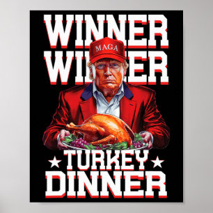 Affiche Dîner Turquie Dîner Turquie Thanksgiving Dadd