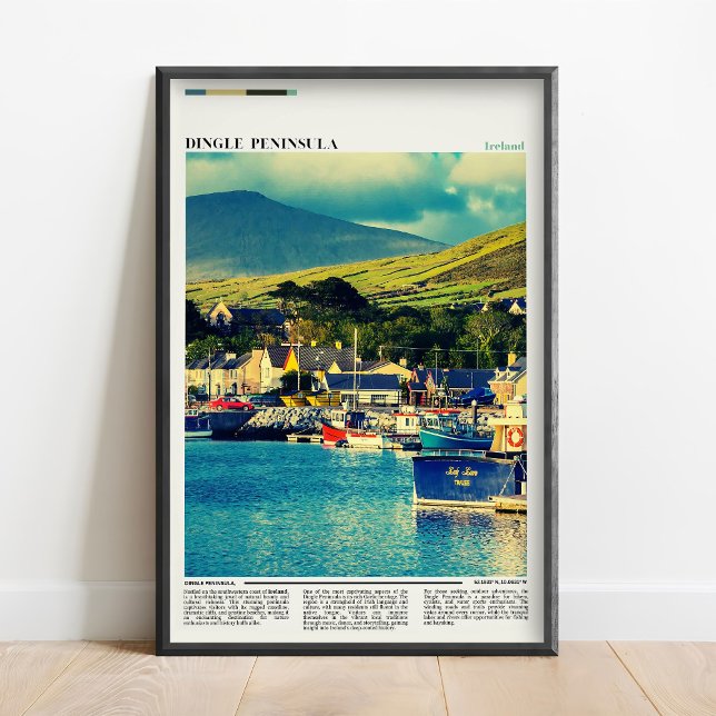 Affiche Dingle Ireland Wall Art _ Dingle Peninsula Travel  (Créateur téléchargé)