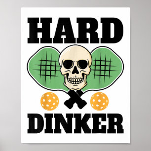 Affiche Dinker Dur _ Chemise De Pickleball Pour Pickleball