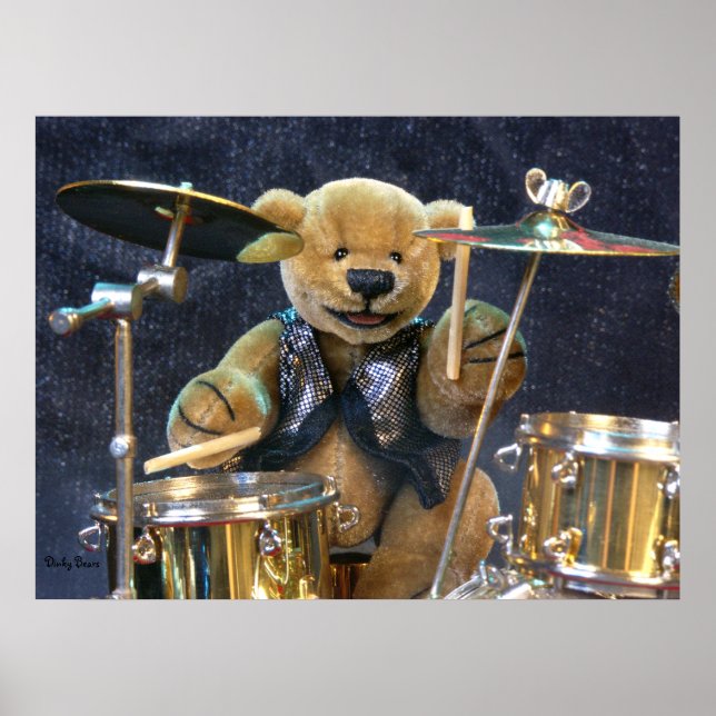 Affiche Dinky Bears Drummer (Devant)