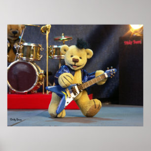 Affiche Dinky Bears Guitariste