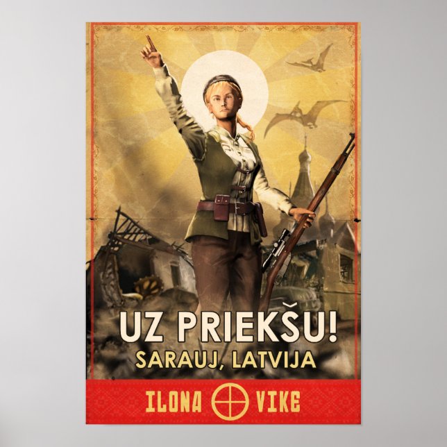 Affiche Dino D-Day : Ilona Vike (Devant)