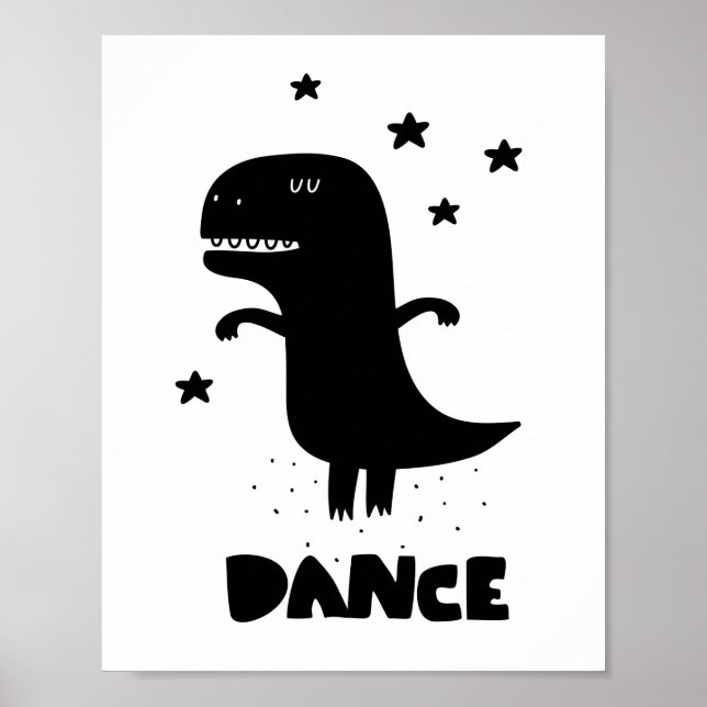 Affiche Dino danse (Devant)