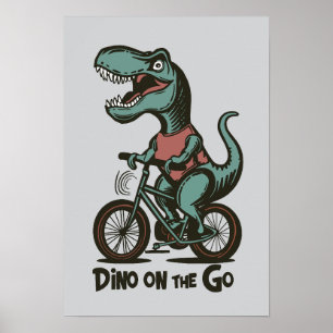 Affiche Dino en déplacement