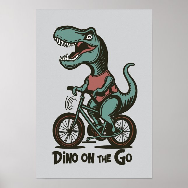 Affiche Dino en déplacement (Devant)