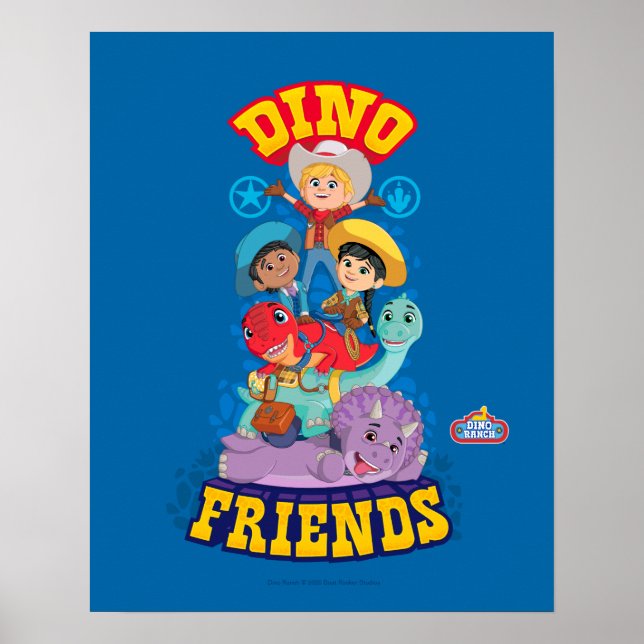 Affiche Dino Friends | Dino Ranch (Devant)