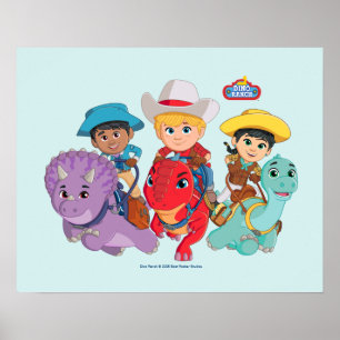 Affiche Dino Ranch Friends Design