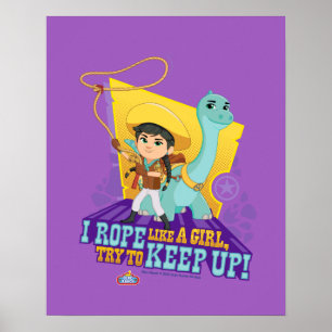 Affiche Dino Ranch   Min et Clover