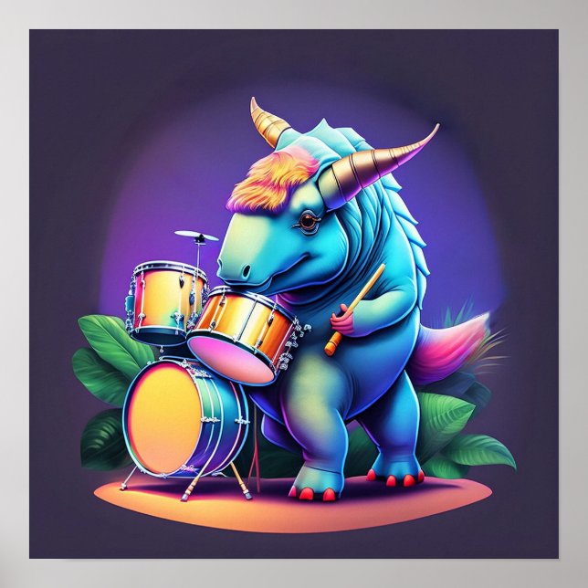 Affiche Dinosaur cool - Art Print (Devant)