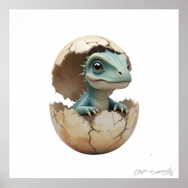 Affiche Dinosaur Friends - Pépinière Wall Art Set pour béb (Devant)