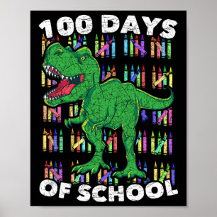 Affiche Dinosaur Garçons Filles Enfants Étudiant T Rex 100