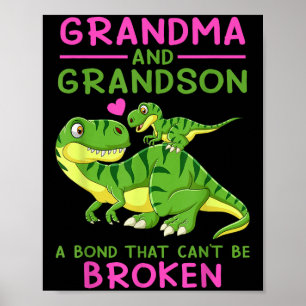 Affiche Dinosaur Grand-mère et petit-fils une obligation q