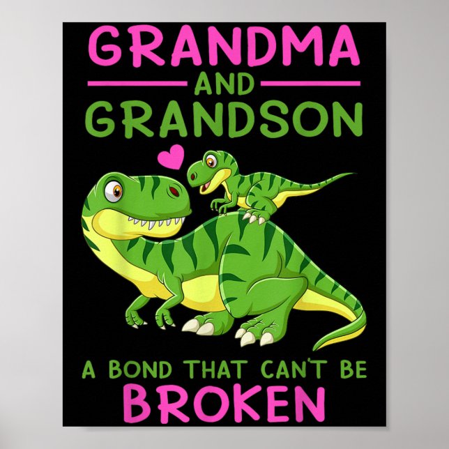 Affiche Dinosaur Grand-mère et petit-fils une obligation q (Devant)