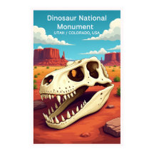 Dinosaur National Monument Voyage Style Rétro T