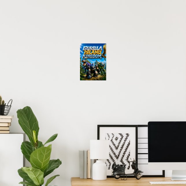 AFFICHE DINOSAURE (Bureau à domicile)