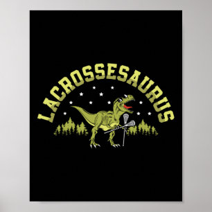 Affiche Dinosaure de crosse Joueur de crosse Amateur de la