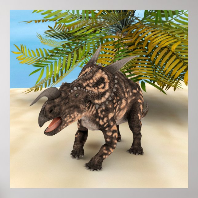 Affiche Dinosaure Einiosaurus (Devant)