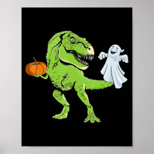 Affiche Dinosaure Fantôme Lazy Costume d'Halloween Fun TRe