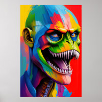 Dinosaure Hybrid Cyborg Art - Illustration T-Rex