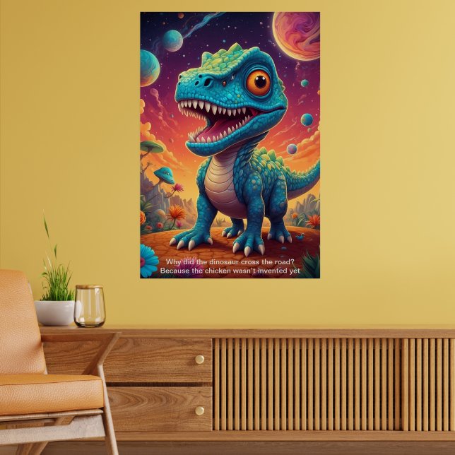 Affiche Dinosaures dans l'espace : collection d'aventure (Salon 2)