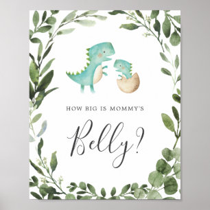 Affiche Dinosaures devine à quel point le ventre de maman