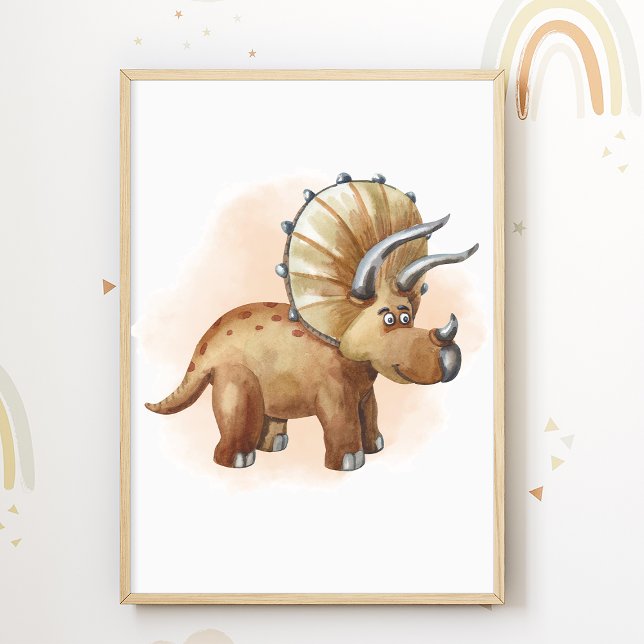 Affiche Dinosaures Imprimés pour Chambre d'Enfants (Créateur téléchargé)