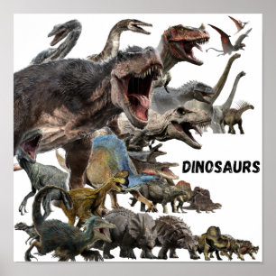 Affiche Dinosaurs