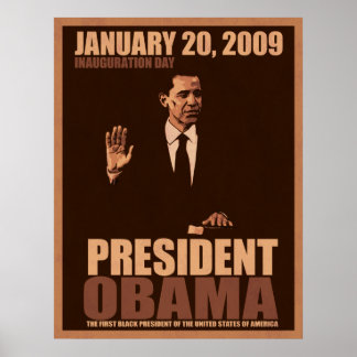 Affiche d'investiture du président Obama