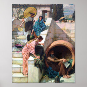 Affiche Diogenes 1882 By John William Waterhouse
