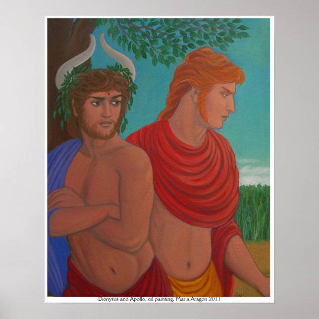 Affiche Dionysos et Apollo (Devant)