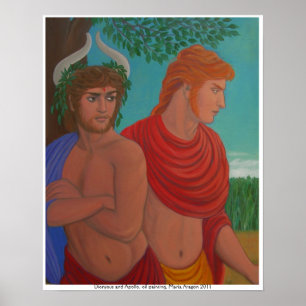 Affiche Dionysus et Apollo