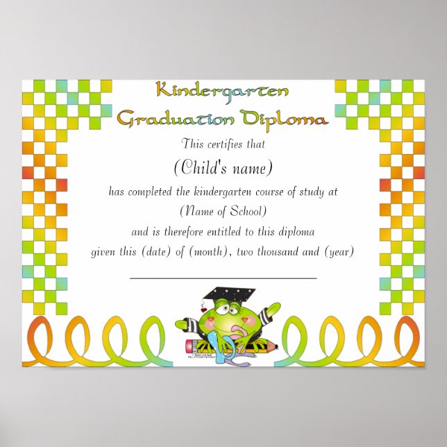 Affiche Diplôme (Devant)