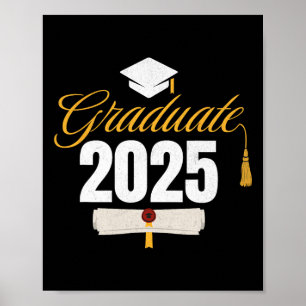 Affiche Diplômé 2025 Pour Cl De 2025 Diplôme 1