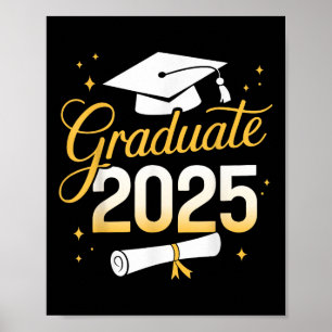 Affiche Diplômé 2025 Pour Cl De 2025 Graduation