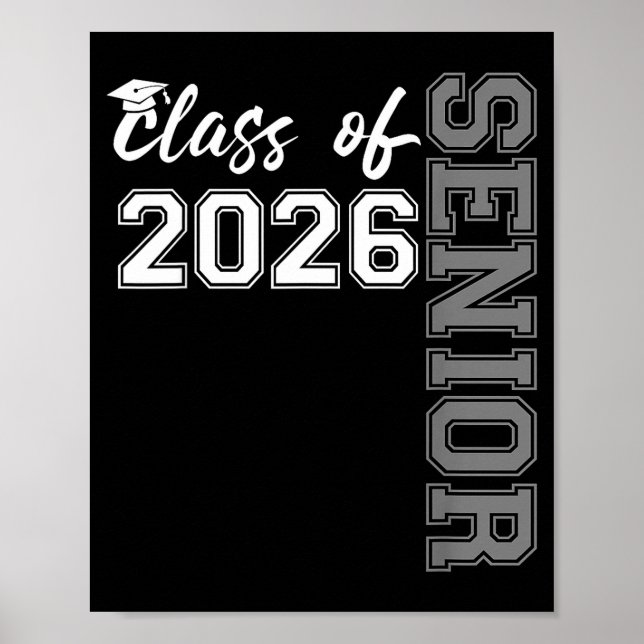 Affiche Diplômé 2026 promotion 2026 drôle 2026 (Devant)