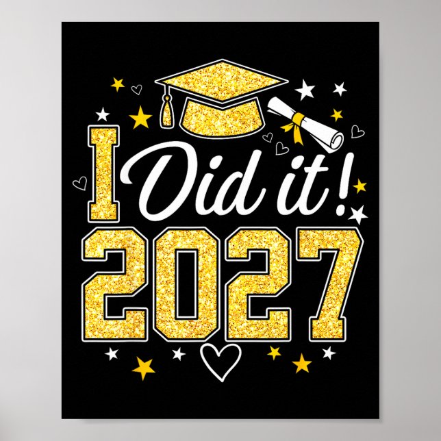 Affiche Diplômé 2027 promotion 2027 (Devant)