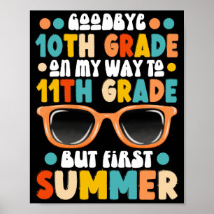 Affiche Diplôme de 10e année à 11e année Premier été