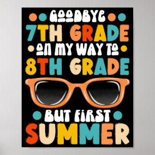 Affiche Diplôme de 7e année à 8e année mais premier été