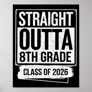 Affiche Diplômé de 8e année promotion 2026