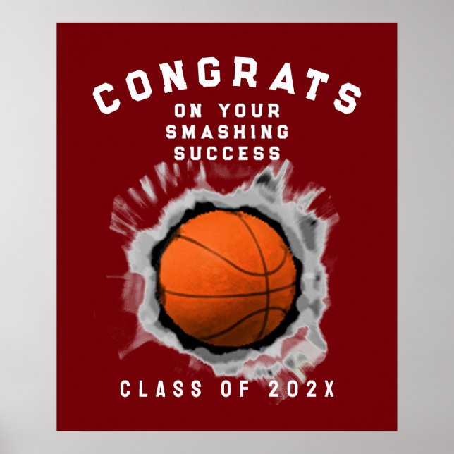 Affiche Diplôme de basketball (Devant)