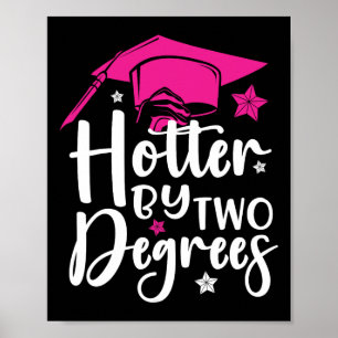 Affiche Diplôme de deux degrés Hotter 2025 Diplôme Collège