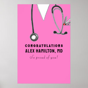 Affiche Diplômé de la Faculté de Médecine