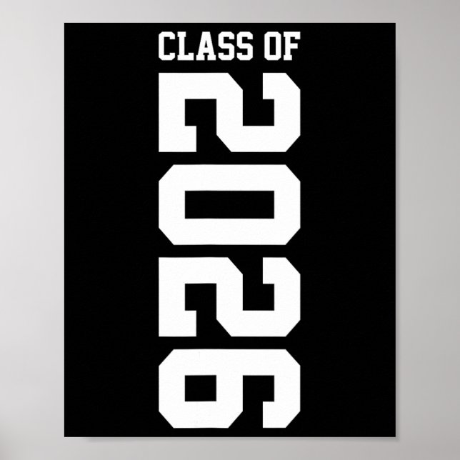 Affiche Diplômé de la promotion 2026 (Devant)