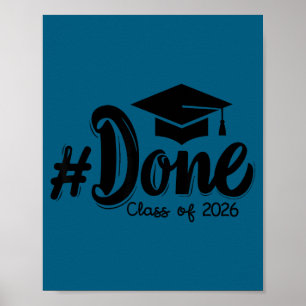 Affiche Diplômé de la promotion 2026 humouristique remise