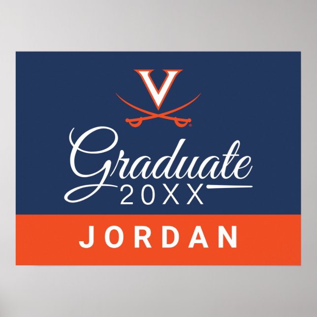 Affiche Diplômé de l'Université de Virginie 2020 (Devant)