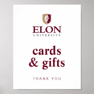Affiche Diplôme de l'Université Elon